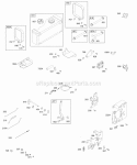 Controls Springs Fuel Tank Hoses Pump Diagram and Parts List for  Briggs and Stratton Engine